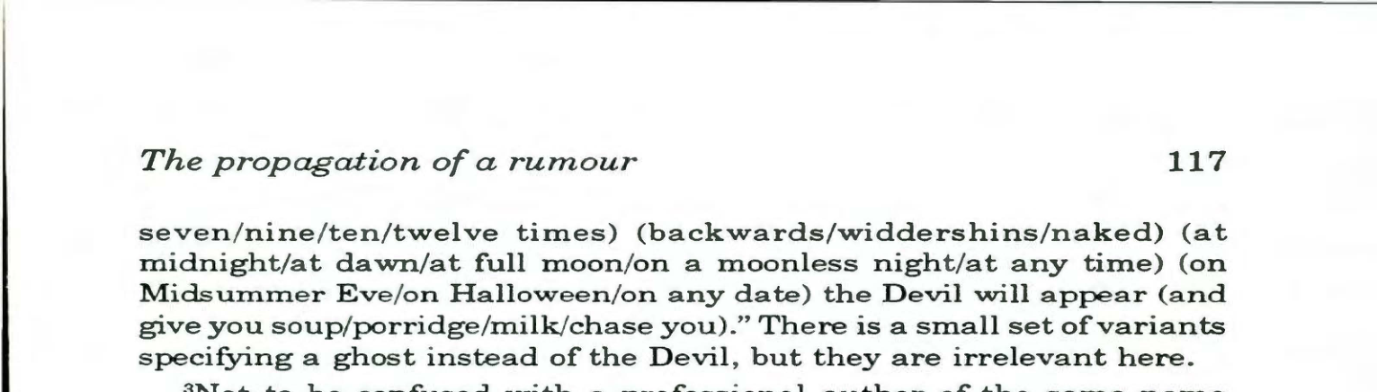 Table showing every variant combination of the Devil's soup legend